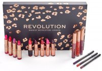 MAKEUP REVOLUTION - LIP REVOLUTION REDS - Set of cosmetics for lip makeup - REDS
