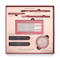 MAKEUP REVOLUTION - BROW MAXIMISER KIT - Zestaw kosmetyków do makijażu brwi