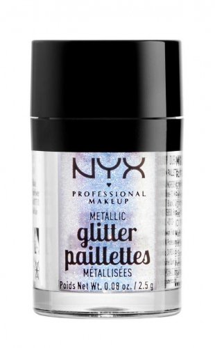NYX Professional Makeup - Metallic Glitter Paillettes - Brokat do twarzy i ciała  - 05 LUMI-LITE