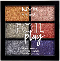 NYX Professional Makeup - FOIL PLAY PIGMENT PALETTE - Palette of 6 cream face and body pigments - 01 MAGNETIC PULL
