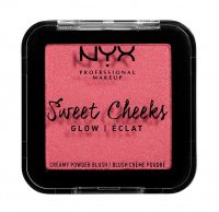 Nyx Professional Makeup - Sweet Cheeks - Glow Creamy Powder Blush - Błyszczący róż do policzków 