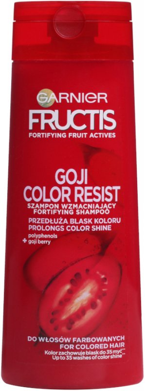 GARNIER - FRUCTIS GOJI COLOR RESIST - Strengthening shampoo for hair - 250 ml