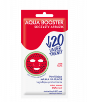 UNDER TWENTY - ANTI ACNE - AQUA BOOSTER - Moisturizing sheet face mask - Juicy Watermelon