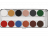 KRYOLAN - AQUACOLOR - Paleta 12 farb wodnych do malowania twarzy - ART. 1104 - B