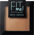 MAYBELLINE - FIT ME! - MATTE + PORELESS POWDER - Puder matujący do twarzy - 220 - NATURAL BEIGE - 220 - NATURAL BEIGE