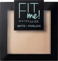 MAYBELLINE - FIT ME! - MATTE + PORELESS POWDER - Puder matujący do twarzy - 110 - PORCELAIN - 110 - PORCELAIN