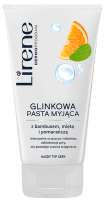 Lirene - Clay washing facial paste with bamboo, mint and orange - 150 ml