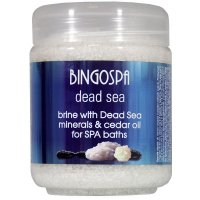 BINGOSPA - Bath brine with Dead Sea minerals and cedar oil - 550g