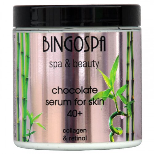 BINGOSPA - SPA & BEAUTY - Czekoladowe serum do skóry 40+ z kolagenem i retinolem - 250g