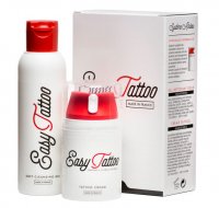 Easy Tattoo - Tattoo care kit - Cream 50 ml + Soft cleaning gel 125 ml