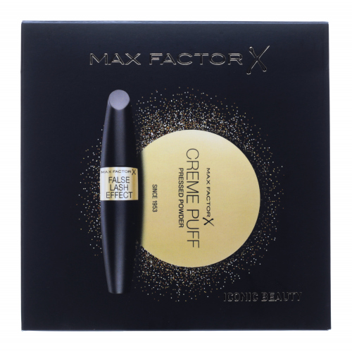 MAX FACTOR - ICONIC BEAUTY - Zestaw kosmetyków do makijażu - Tusz + Puder