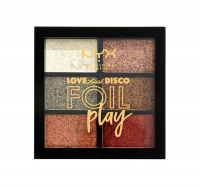 NYX Professional Makeup - LOVE LUST DISCO - FOIL PLAY PIGMENT PALETTE - 6 pigments palette - 01 GET DOWN