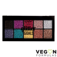 NYX Professional Makeup - GLITTER GOALS CREAM PRO PALETTE - Eyeshadow palette