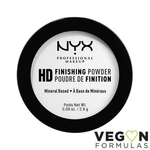 NYX Professional Makeup - HD FINISHING POWDER - Prasowany puder transparentny do makijażu