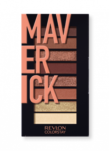 Revlon - LOOKS BOOK PALETTE - Mini paleta cieni do powiek - 930 MAVERICK/REBELLE