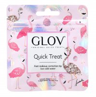 GLOV - QUICK TREAT Flamingo Edition - Blue - Mini make-up removal glove - Blue