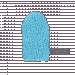 GLOV - QUICK TREAT Flamingo Edition - Blue - Mini rękawica do demakijażu - Niebieska 