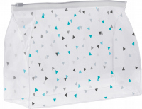 Inter-Vion - Kosmetyczka przezroczysta w trójkąty - Duża