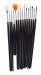 Inter-Vion - Set Of Brushes for Nail Art - A set of 15 brushes for decorating nails