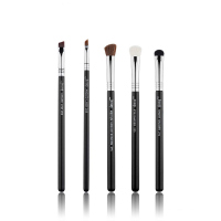 JESSUP - Pro Brushes Set - Set of 5 make-up brushes - T302 Black / Silver