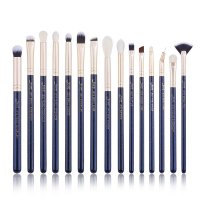 JESSUP - Classics Galaxy Series Brushes Set - Set of 15 make-up brushes - T477 Prussian Blue / Golden Sands