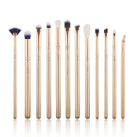 JESSUP - Classics Alchemy Brushes Set - Set of 12 make-up brushes - T408 Golden / Rose Gold