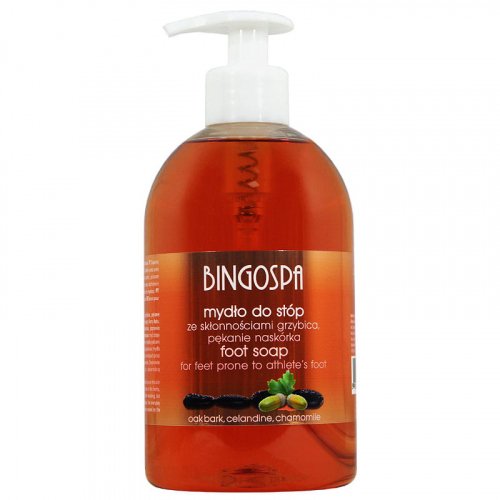 BINGOSPA - Foot Soap - Mydło do stóp ze skłonnościami do grzybicy i pękania naskórka - 500 ml