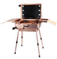 Portable make-up table / Makeup artist stand LC015 - ROSE GOLD