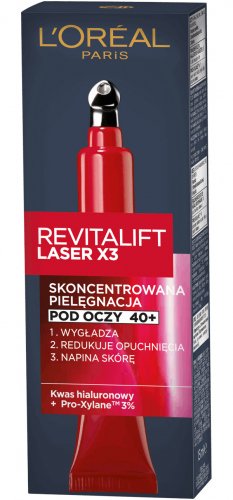 L'Oréal - Revitalift Laser X3 - Krem Anti-Age pod oczy