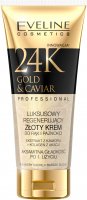 Eveline Cosmetics - 24K GOLD & CAVIAR - Luksusowy regenerujący złoty krem do rąk i paznokci - 100 ml