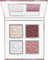 Essence - CRYSTAL POWER - Blush & Highlight Palette - Paleta rozświetlaczy i róży 