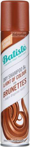 Batiste - DRY SHAMPOO & A HINT OF COLOUR FOR BRUNETTES - Suchy szampon do włosów dla szatynek - 200 ml