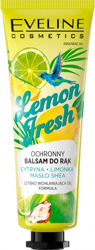 Eveline Cosmetics - Lemon Fresh Hand Balm - Ochronny balsam do rąk - Cytryna i Limonka - 50 ml