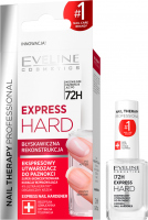 EVELINE - NAIL THERAPY PROFESSIONAL - EXPRESS HARD - Ekspresowy utwardzacz do paznokci - 12 ml