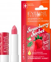 Eveline Cosmetics - LIP THERAPY PROFESSIONAL - STRAWBERRY SORBET LIP BALM - Regenerating protective lipstick stick - Strawberry Sorbet