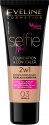Eveline Cosmetics - SELFIE TIME - FOUNDATION & CONCEALER - Concealing and moisturizing face foundation and concealer - 30 ml - 03 - VANILLA - 03 - VANILLA