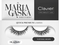 Clavier - QUICK PREMIUM LASHES by Marta Gąska - False eyelashes with a 3D effect - SK57 Oh, So Fluffy!