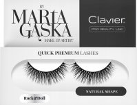 Clavier - QUICK PREMIUM LASHES by Marta Gąska - Artificial eyelashes on a bar - 804 Rock & Doll