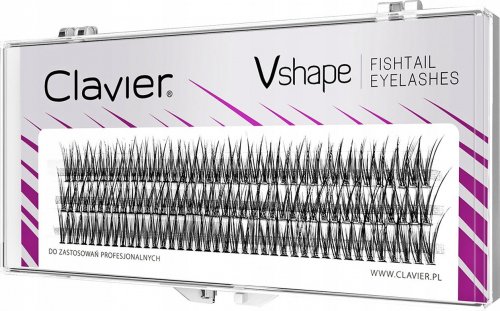 Clavier - VSHAPE - Fishtail Eyelashes - Kępki rzęs - Jaskółki - C-8 mm