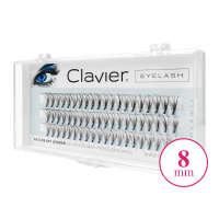 Clavier - False eyelashes in tufts - C-8 mm - C-8 mm