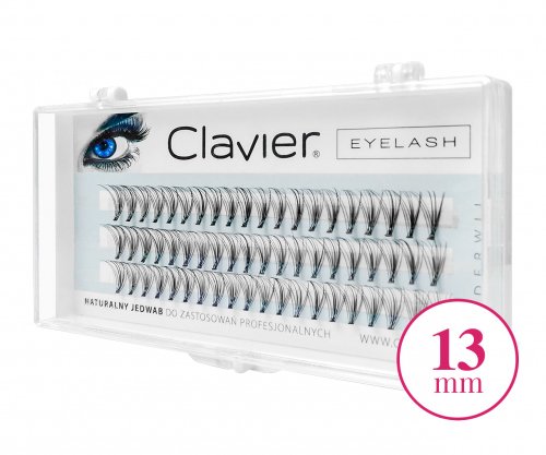 Clavier - False eyelashes in tufts - C-13 mm