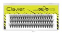 Clavier - Natural DU2O Double Volume - Kępki rzęs o podwójnej objętości - C-14 mm - C-14 mm