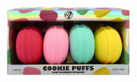 W7 - COOKIE PUFFS - FACE BLENDER SPONGES - Zestaw 4 gąbek do makijażu