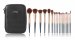 JESSUP - STARRY BLACK LUXURY SET - Set of 18 make-up brushes + Cosmetic bag - T264 + CB006