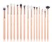 JESSUP - Classics Chrysalid Series Brushes Set - Zestaw 15 pędzli do makijażu - T447 Peach Puff/Rose Gold