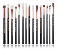 JESSUP - Individual Brushes Set - Set of 15 make-up brushes - T157 Black / Rose Gold