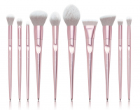 JESSUP - Luxury Series Brushes Set - Set of 10 make-up brushes - T260 Metallic Pink