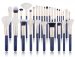 JESSUP - Classics Galaxy Series Brushes Set - Set of 30 make-up brushes - T470 Prussian Blue / Golden Sands