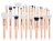 JESSUP - Classics Chrysalid Series Brushes Set - Set of 30 make-up brushes - T440 Peach Puff / Rose Gold