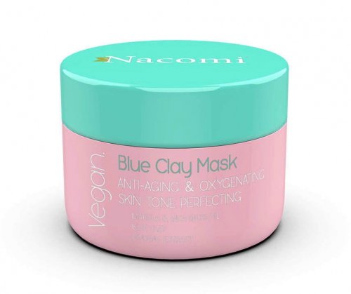 Nacomi - Blue Clay Mask - Niebieska maska przeciwzmarszczkowo-dotleniająca - 50 ml